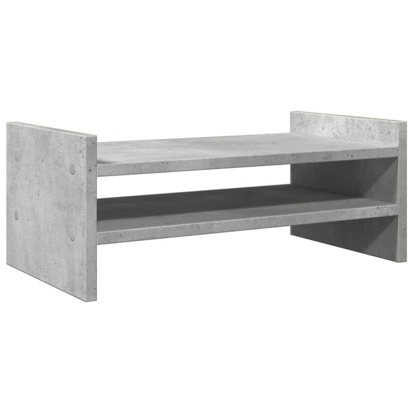 Monitorständer Betongrau 50x27x20 cm