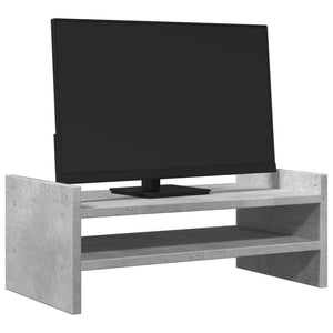 Monitorständer Betongrau 50x27x20 cm