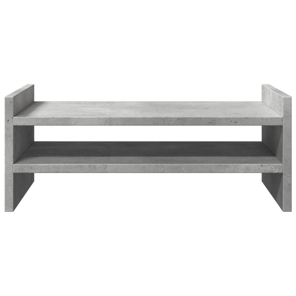 Monitorständer Betongrau 50x27x20 cm