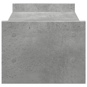 Monitorständer Betongrau 50x27x20 cm