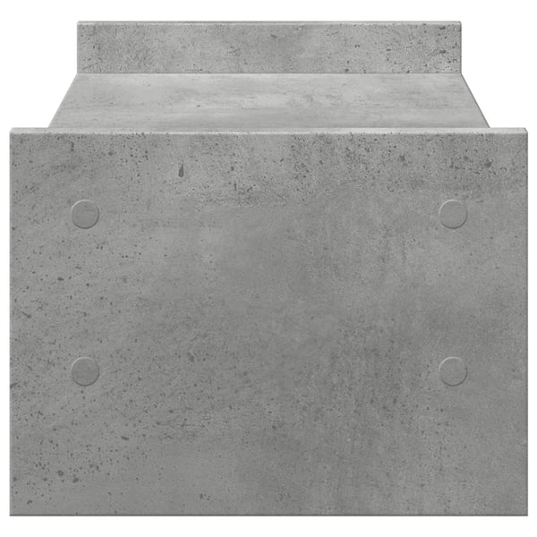 Monitorständer Betongrau 50x27x20 cm