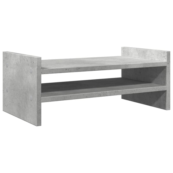 Monitorständer Betongrau 50x27x20 cm