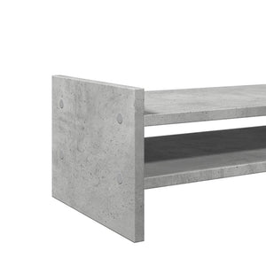 Monitorständer Betongrau 50x27x20 cm