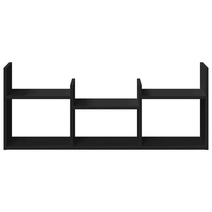 Schwarzer Wandschrank, 100x18x40 cm