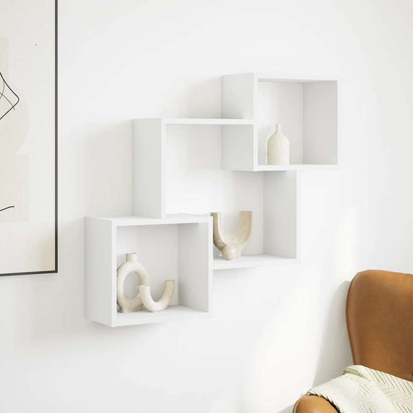 Wandschrank Weiß 78x18x71 cm