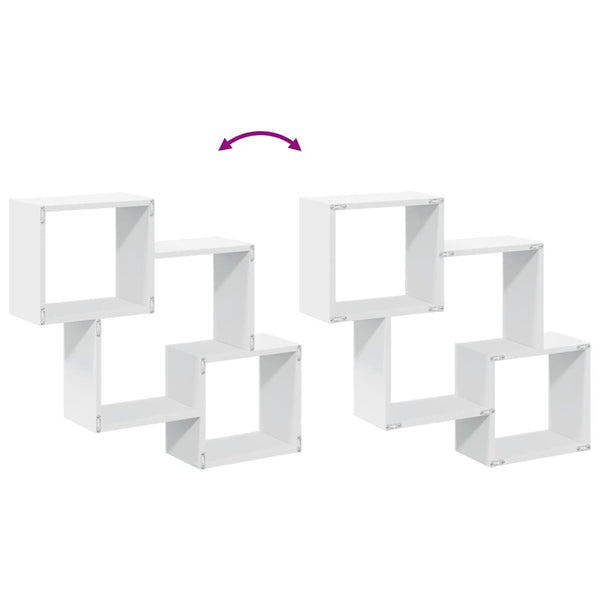 Wandschrank Weiß 78x18x71 cm