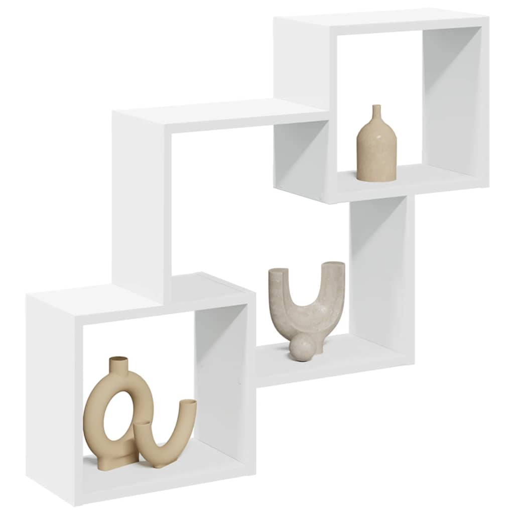 Wandschrank Weiß 78x18x71 cm