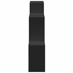 Schwarzer Wandschrank 78x71 cm