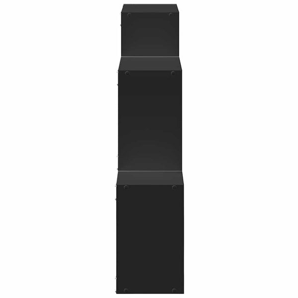 Schwarzer Wandschrank 78x71 cm