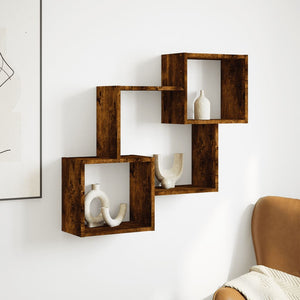 Wandschrank Räuchereiche 78x18x71 cm