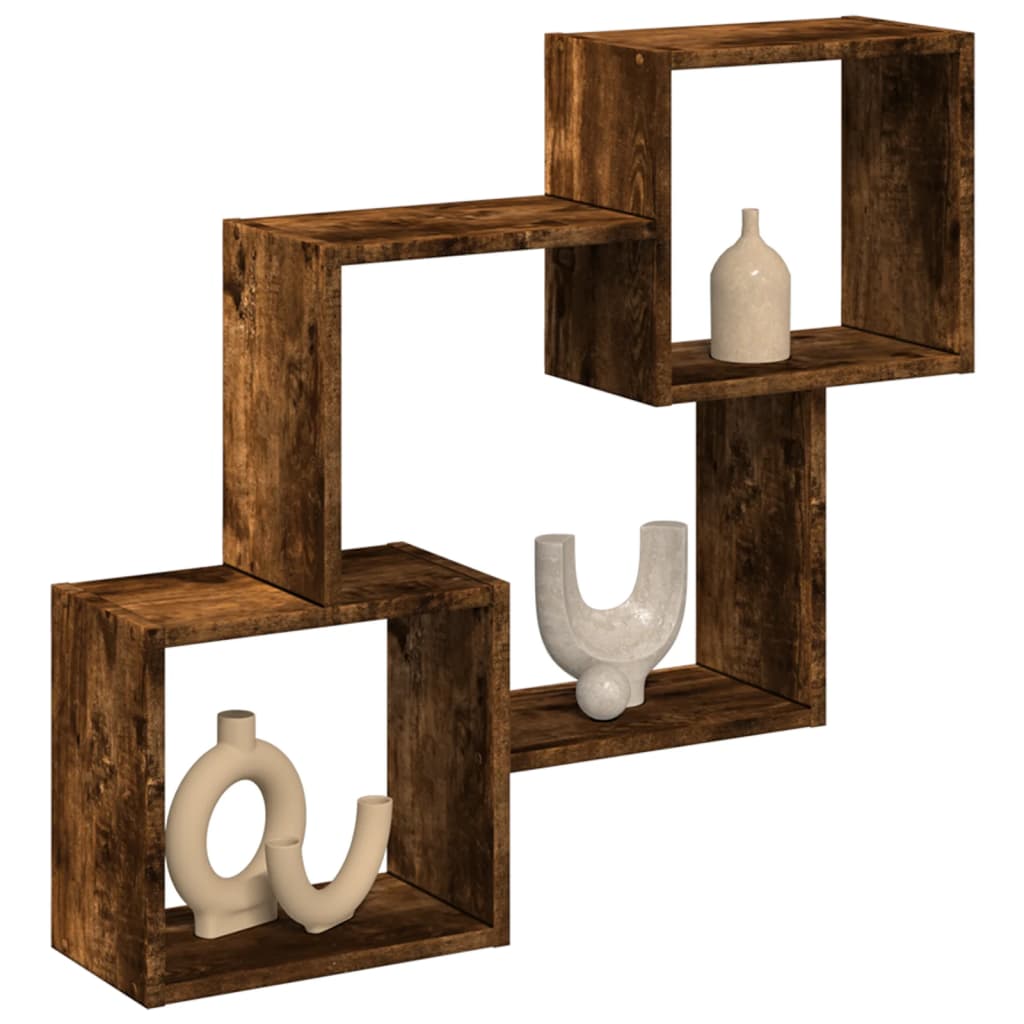 Wandschrank Räuchereiche 78x18x71 cm