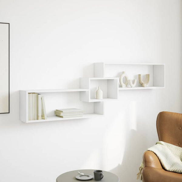 Wandschrank Weiß 158x18x53cm