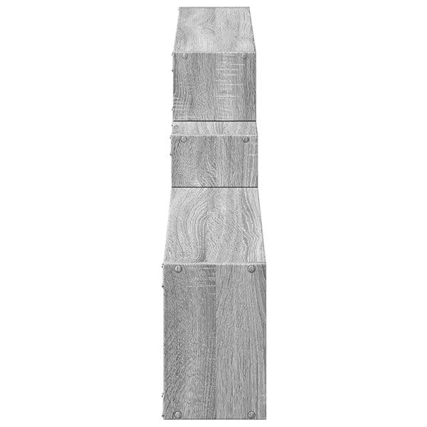 Grauer Wandschrank Sonoma Holz 158cm