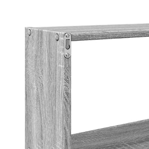 Grauer Wandschrank Sonoma Holz 158cm