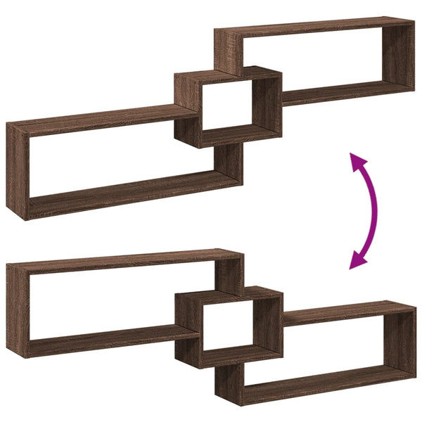 Wandschrank Eichen-Optik 158x18x53 cm