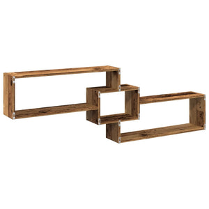 Wandschrank Altholz-Optik 158x53 cm
