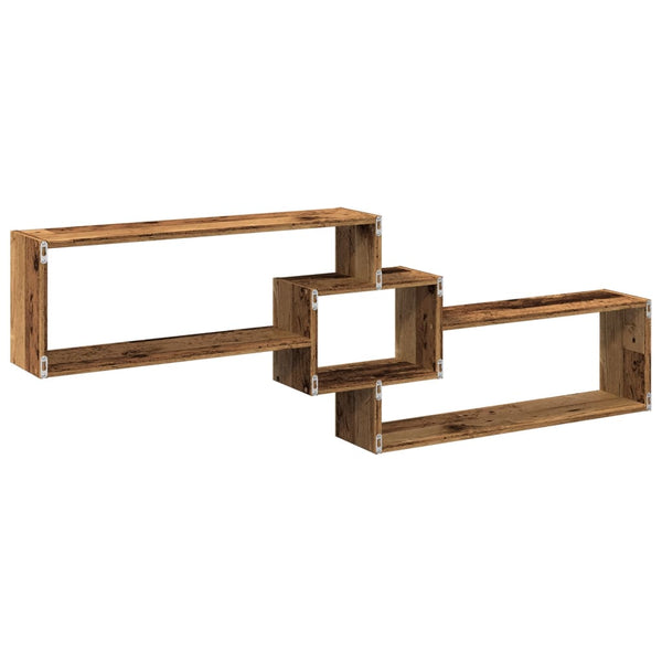 Wandschrank Altholz-Optik 158x53 cm
