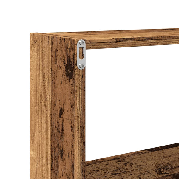 Wandschrank Altholz-Optik 158x53 cm