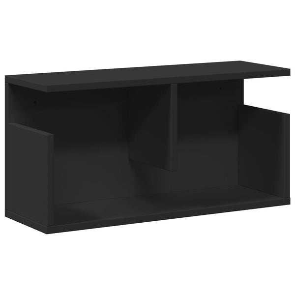 Wandschrank Schwarz 60x20x30 cm