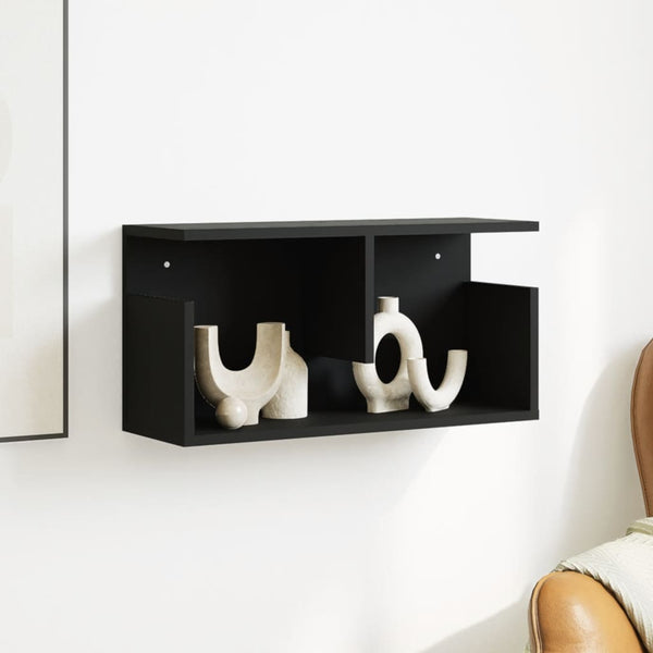 Wandschrank Schwarz 60x20x30 cm