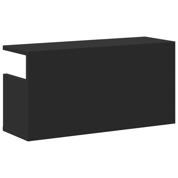 Wandschrank Schwarz 60x20x30 cm