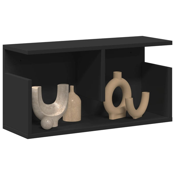 Wandschrank Schwarz 60x20x30 cm