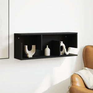 Wandschrank Schwarz 80x20x30 cm