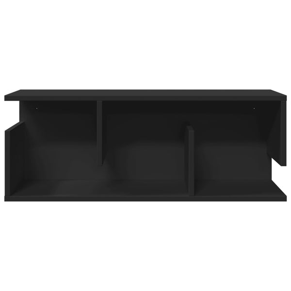 Wandschrank Schwarz 80x20x30 cm