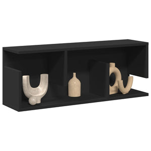 Wandschrank Schwarz 80x20x30 cm