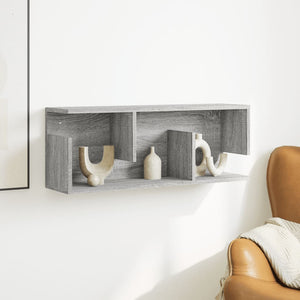 Wandschrank Grau Sonoma 80x20x30 cm
