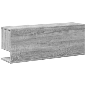 Wandschrank Grau Sonoma 80x20x30 cm
