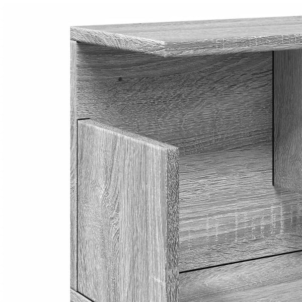 Wandschrank Grau Sonoma 80x20x30 cm