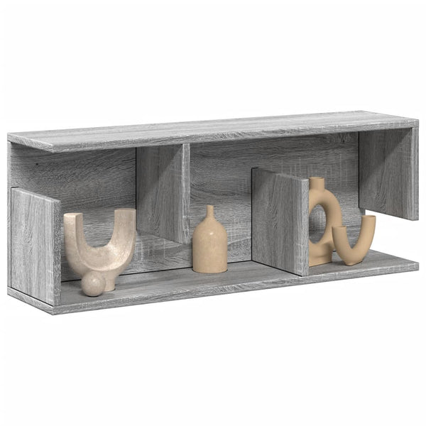 Wandschrank Grau Sonoma 80x20x30 cm