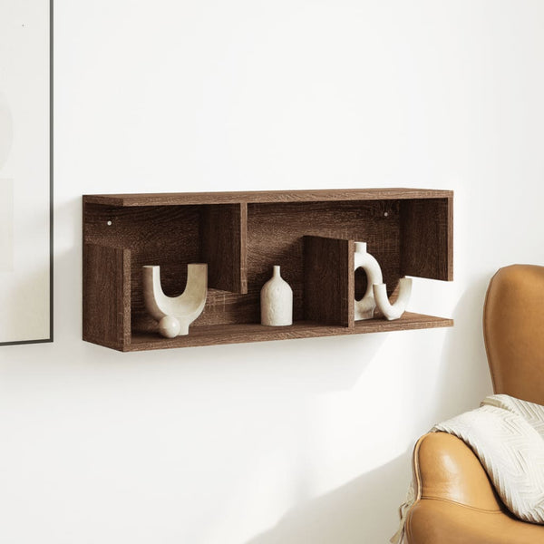 Wandschrank Eichenoptik 80x20x30 cm