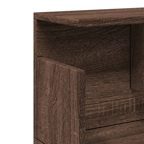 Wandschrank Eichenoptik 80x20x30 cm