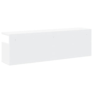 Weißer Wandschrank 100x20x30 cm