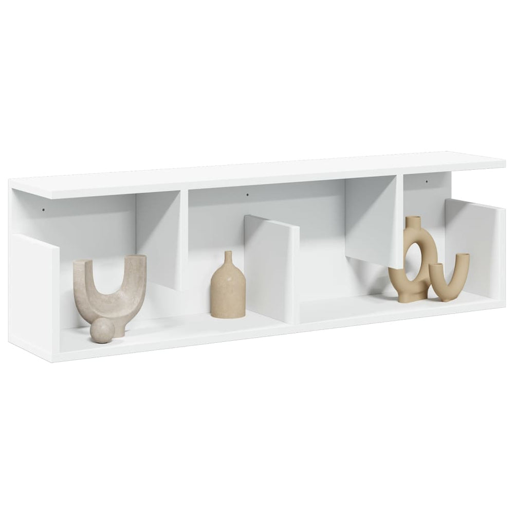 Weißer Wandschrank 100x20x30 cm
