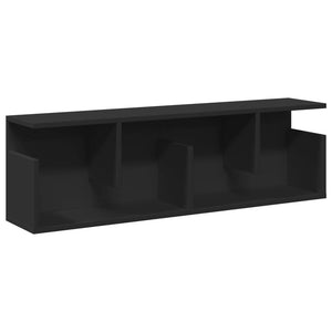 Schwarzer Wandschrank 100 cm