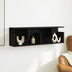 Schwarzer Wandschrank 100 cm