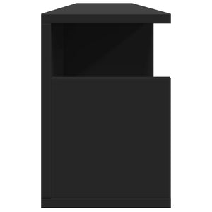 Schwarzer Wandschrank 100 cm
