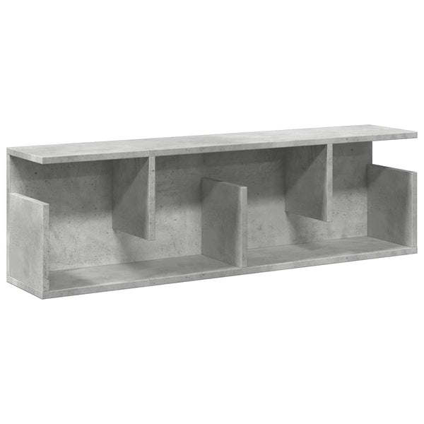 Wandschrank Betongrau 100x20x30 cm