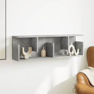 Wandschrank Betongrau 100x20x30 cm
