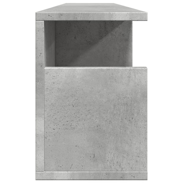 Wandschrank Betongrau 100x20x30 cm