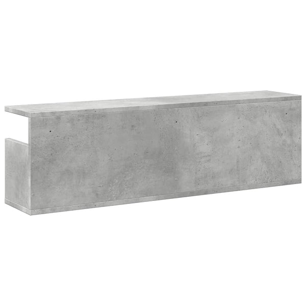 Wandschrank Betongrau 100x20x30 cm