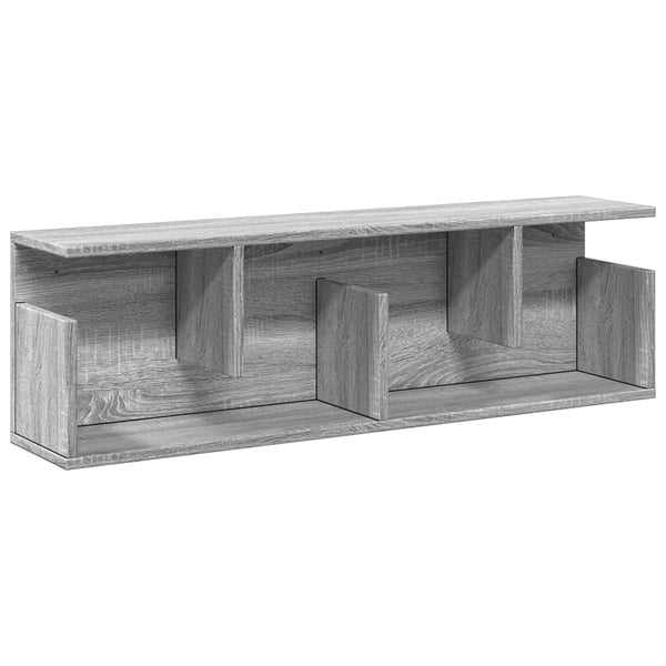 Grauer Wandschrank Sonoma 100x20x30 cm
