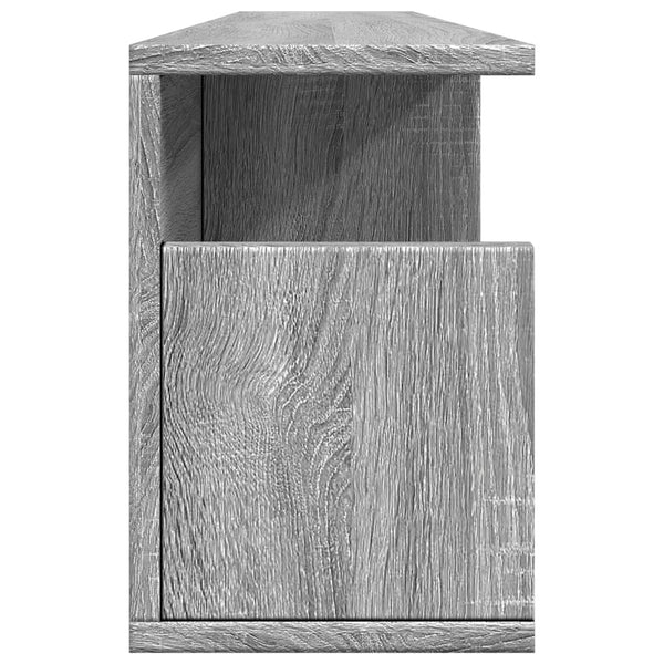 Grauer Wandschrank Sonoma 100x20x30 cm