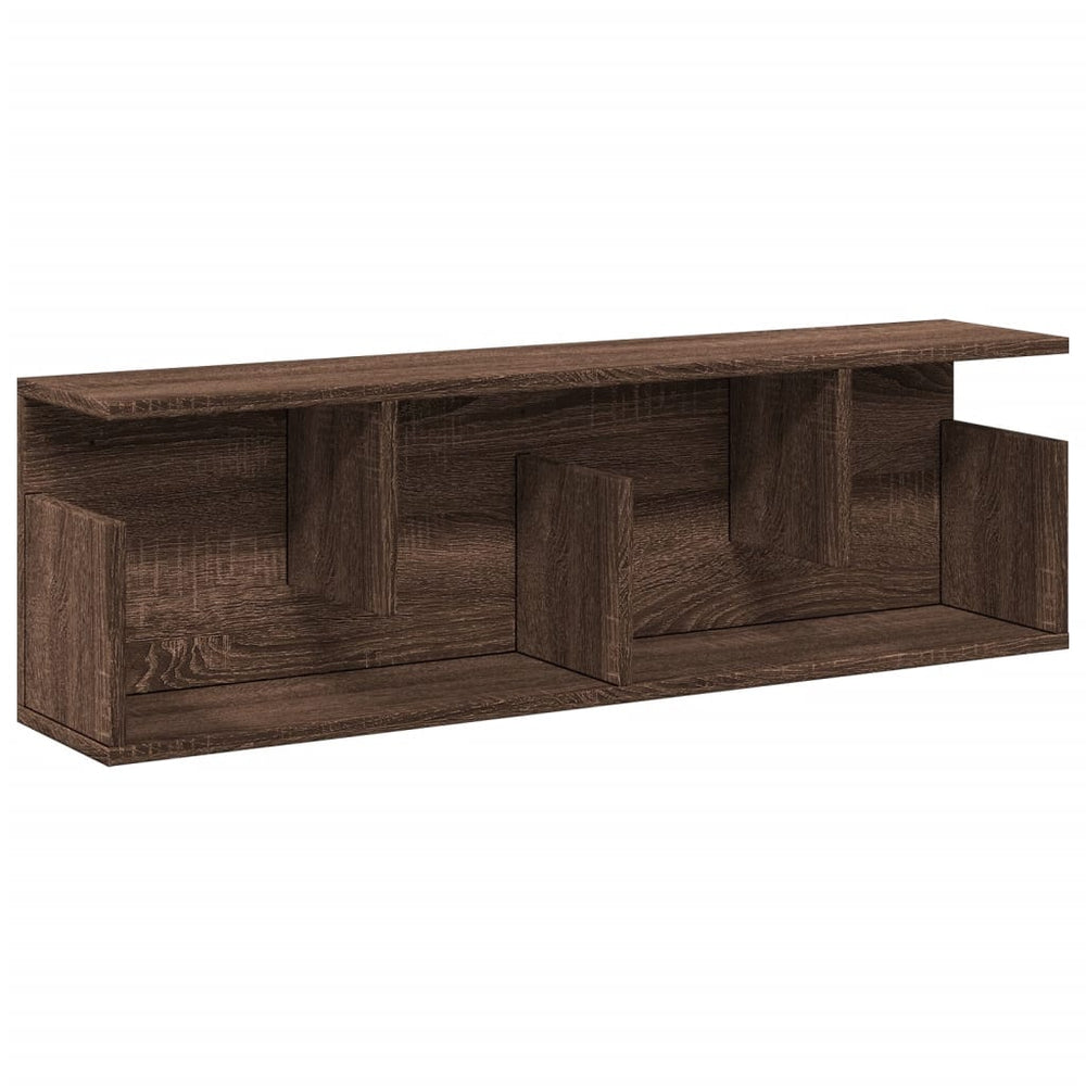 Wandschrank Braun Eichen-Optik 100x20x30 cm