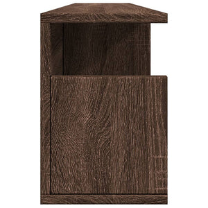Wandschrank Braun Eichen-Optik 100x20x30 cm