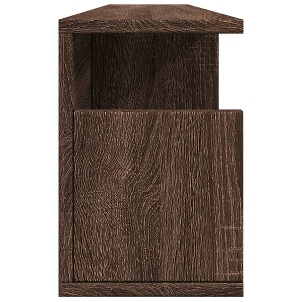 Wandschrank Braun Eichen-Optik 100x20x30 cm