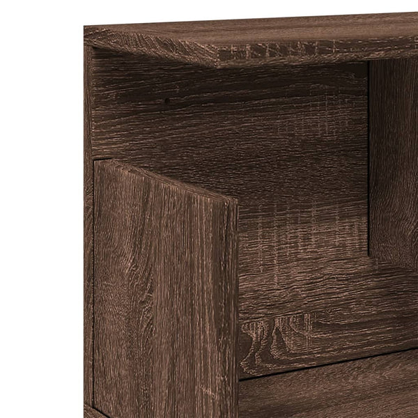 Wandschrank Braun Eichen-Optik 100x20x30 cm